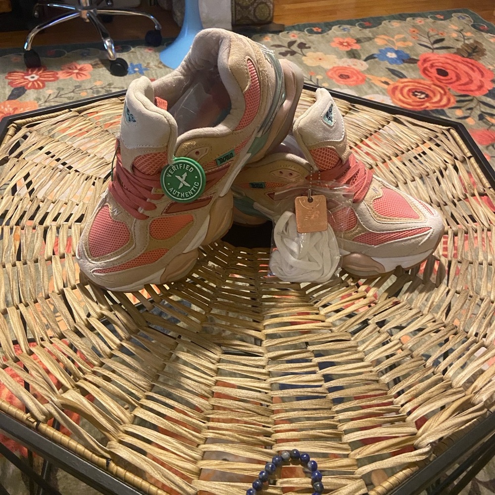 Pink and Cream Sneakers